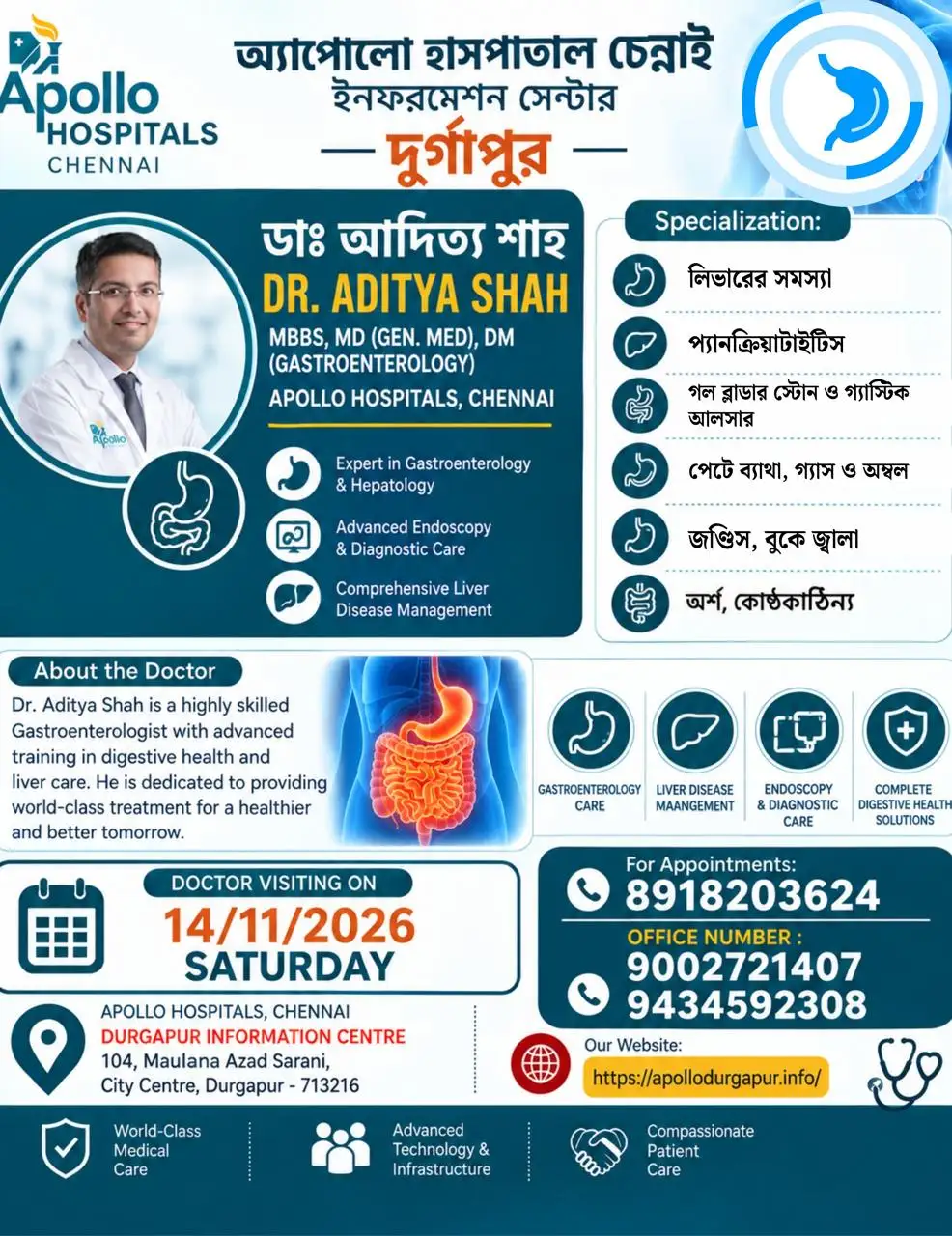 Dr. Aditya Saha — 14th November 2026